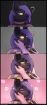 Rating: s
ID: 5617643
Date: 2025-06-02 23:57:17 -0400
Status: active
Score: 18
anthro black_body blush clothed clothing comic domestic_cat duo eyes_closed eyeshadow felid feline felis female hair hair_over_eye happy hi_res in_heat_(game) looking_at_another looking_down makeup mammal nile_(in_heat) petting_face photolol.03 purple_hair simple_background yellow_eyes post #5617643