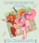 Rating: s
ID: 5569086
Date: 2025-05-13 10:56:40 -0400
Status: active
Score: 22
amber_eyes brown_body brown_hair brown_tail button_mash_(mlp) clothing crown duo earth_pony english_text equid equine female feral friendship_is_magic green_eyes hair hasbro headgear hi_res horn horse male mammal melee_weapon my_little_pony mythological_creature mythological_equine mythology pickaxe pony purple_hair purple_tail sockiepuppetry sweetie_belle_(mlp) sword tail text tiara unicorn weapon white_body post #5569086