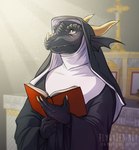 Rating: s
ID: 5426431
Date: 2025-03-11 10:03:46 -0400
Status: active
Score: 26
anthro blue_eyes church clothing dragon female headgear headwear mythological_creature mythological_scalie mythology nun nun_habit nun_outfit prayer religious_clothing religious_headwear religious_symbols rotarr scalie solo yinepu_(character) post #5426431