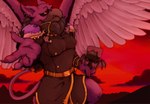 Rating: s
ID: 3879968
Date: 2023-02-18 07:10:32 -0500
Status: active
Score: 13
4_fingers anthro armor avian beak belt belt_buckle biped brush buckle clothing cloud colored darigan_neopet ear_piercing eyrie_(neopets) feathered_wings feathers fingers fur gryphon hi_res looking_at_viewer lord_kass m00ntw0_(artist) male male_anthro monotone_body muscular muscular_anthro muscular_male mythological_avian mythological_creature mythology neck_tuft neopet_(species) neopets paintbrush paintbrush_(neopets) pauldron piercing purple_body purple_feathers purple_fur reaching_towards_viewer red_eyes red_sclera red_sky shaded shirt sky solo sparkles sparkling_eyes standing tail topwear tuft tunic wings post #3879968