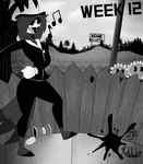 Rating: s
ID: 4540161
Date: 2024-01-16 20:13:19 -0500
Status: active
Score: 17
2023 absurd_res acme anthro avian bird clothing electronic_arts elemental_creature empty_can english_text female fence flora_fauna flower flower_creature gloves greyscale hair hair_over_eye handwear hat headgear headwear helluva_boss hi_res ink_splatter long_hair monochrome mrmelted musical_note musical_symbol octavia_(helluva_boss) one_eye_obstructed open_mouth open_smile owl owl_demon pantsuit pie_cut_eyes plant plants_vs._zombies popcap_games smile solo style_emulation sunflower_(pvz) swinging_arms symbol text toony top_hat walking white_clothing white_gloves white_handwear wood wood_fence post #4540161