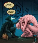 Rating: s
ID: 4379051
Date: 2023-10-28 11:14:40 -0400
Status: active
Score: 81
2022 5_fingers ambiguous_gender anthro artist_logo artist_name avian beak bird black_cape black_clothing black_hood blue_background bodily_fluids cape claw_marks claws clothed clothed_anthro clothed_male clothing colored comforting compassion covering covering_face crying detailed detailed_background dialogue digital_media_(artwork) digital_painting_(artwork) duo ellipsis emaciated english_text face_in_hands finger_claws fingers frame_bag hairless hand_on_own_shoulder hand_on_shoulder handbag hood humanoid kneeling linked_speech_bubble logo long_arms long_feet long_fingers long_legs male markoriginals monster monstrous_humanoid not_furry nude nude_ambiguous nude_humanoid on_one_knee painting_(artwork) pink_body pink_skin plague_doctor ribs rivets scp-049 scp-096 scp_foundation shaded signature simple_background speech_bubble spine talking_to_another tears text wall_(structure) white_beak white_face yellow_speech_bubble post #4379051