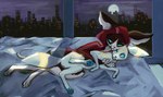 Rating: s
ID: 5574242
Date: 2025-05-15 14:45:54 -0400
Status: active
Score: 10
absurd_res ambiguous_gender bed blue_eyes building clothing cuddling domestic_cat duo eeveelution felid feline felis furniture generation_2_pokemon glowing glowing_markings green_eyes hairless hairless_cat hi_res hoodie light looking_at_another lying mammal markings moon moonlight nair_(character) naircat nintendo paws pokemon pokemon_(species) skyline sphynx_(cat) topwear trig umbreon window post #5574242