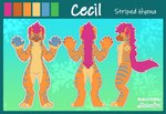 Rating: s
ID: 2940684
Date: 2021-09-23 09:09:26 -0400
Status: active
Score: 0
4_toes 5_fingers blue_nose blue_pawpads blue_stripes cecil_(stripeddance) character_name claws color_swatch english_text fangs feet fingers fur green_eyes green_pupils hair hi_res hyena mammal model_sheet orange_body orange_fur outline pawpads pink_claws pink_hair pupils sneafra solo standing striped_hyena stripes teeth text toes post #2940684
