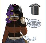 Rating: s
ID: 5351875
Date: 2025-02-04 18:11:21 -0500
Status: active
Score: 31
accessory anthro belly black_hair bottomwear canid canine canis clothed clothed_anthro clothed_female clothing darkwolfhybrid denim denim_bottomwear denim_clothing dialogue dipstick_ears domestic_dog dreadlocks ear_markings english_text eyebrow_slit eyebrows female fur german_shepherd gesture gloves_(marking) gold_(metal) gold_tooth grey_ears hair hair_accessory half-closed_eyes hand_gesture herding_dog hi_res highlights_(coloring) husky hybrid jacket jeans looking_back mammal markings metal_teeth multicolored_body multicolored_ears multicolored_fur narrowed_eyes navel nikole_(darkwolf) nordic_sled_dog open_mouth outhouse pants pastoral_dog pointing portapotty purple_hair sharp_teeth simple_background slightly_chubby slightly_chubby_anthro slightly_chubby_female smile solo speech_bubble spitz teeth text thick_eyebrows toilet_paper topwear post #5351875