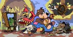 Rating: s
ID: 4682659
Date: 2024-03-27 08:15:24 -0400
Status: active
Score: 26
2020 anthro avian banjo-kazooie banjo-kazooie:_nuts_&_bolts banjo_(banjo-kazooie) bear bloodshot_eyes bodily_fluids bone bottles_(banjo-kazooie) breegull brown_body brown_fur creeper_(minecraft) digital_drawing_(artwork) digital_media_(artwork) electronics eulipotyphlan feathers female food fur group gruntilda_winkybunion hi_res humanoid kazooie male mammal microsoft minecraft mojang mole_(animal) nicommunism orange_body orange_feathers overweight pizza radio rareware signature skull skull_head slightly_chubby sun_bear sweat television trash ursine xbox xbox_360 xbox_game_studios yellow_body yellow_feathers post #4682659