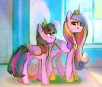 Rating: s
ID: 5400453
Date: 2025-02-27 03:57:22 -0500
Status: active
Score: 24
2025 armor canterlot canterlot_castle chilllum clothing crown cutie_mark deardrear duo equid equine female female_feral feral footwear friendship_is_magic fur gold_(metal) gold_crown gold_gorget gold_jewelry gold_necklace gold_shoes gorget hair happy hasbro headgear hi_res hooves horn horse jewelry mammal multicolored_hair multicolored_tail my_little_pony mythological_creature mythological_equine mythology necklace pink_body pink_eyes pink_fur pink_hair pink_tail pink_wings pony princess_cadance_(mlp) purple_body purple_eyes purple_fur purple_hair purple_tail purple_wings shadow shoes smile tail twilight_sparkle_(mlp) window winged_unicorn wings post #5400453