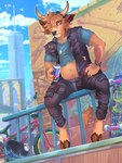 Rating: s
ID: 5123795
Date: 2024-10-18 14:51:51 -0400
Status: active
Score: 29
3:4 4_fingers absurd_res aircraft airplane anarchy_symbol anthro armor beverage bicycle biped bottomwear bovid bovine bridge building can cattle city cityscape clothed clothing cloud container day digitigrade dog_tags ear_piercing eye_piercing facial_piercing fingers fur graffiti hair headgear headwear helmet hi_res holding_beverage holding_can holding_container holding_object hooves horn jacket k_98 looking_at_viewer male mammal navel nose_piercing nose_ring open_clothing open_jacket open_topwear outside overweight pacal_(poverizer) pants piercing red_bull ring_piercing shirt signature sitting sitting_on_railing skate_park skateboard skyscraper solo tail topwear torn_clothing torn_shirt torn_topwear tower vehicle wristband post #5123795
