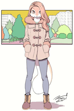 abstract_background ankle_boots anthro blue_pants boots brown_boots brown_eyes building bush_(disambiguation) cheek_tuft chipmunk clothing countershade_face countershade_tail countershading digital_media_(artwork) eyelashes female footwear front_view full-length_portrait fur fur_trim grass green_shirt hair hands_in_pockets high_heeled_boots high_heels jeans kemono long_hair long_sleeves looking_at_viewer mammal mouth_closed multicolored_fur nogi orange_fur orange_hair pants pockets portrait rodent shadow shirt shoes short_ears signature simple_background small_ears smile solo spread_legs spreading standing thick_tail tree tuft two_tone_fur white_background white_countershading white_fur window
Rating: Safe
Score: 8
User: Schuppo
Date: June 21, 2017 abstract_background ankle_boots anthro blue_pants boots brown_boots brown_eyes building bush_(disambiguation) cheek_tuft chipmunk clothing countershade_face countershade_tail countershading digital_media_(artwork) eyelashes female footwear front_view full-length_portrait fur fur_trim grass green_shirt hair hands_in_pockets high_heeled_boots high_heels jeans kemono long_hair long_sleeves looking_at_viewer mammal mouth_closed multicolored_fur nogi orange_fur orange_hair pants pockets portrait rodent shadow shirt shoes short_ears signature simple_background small_ears smile solo spread_legs spreading standing thick_tail tree tuft two_tone_fur white_background white_countershading white_fur window
Rating: Safe
Score: 8
User: Schuppo
Date: June 21, 2017