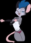 Rating: s
ID: 4247217
Date: 2023-08-21 21:23:33 -0400
Status: active
Score: 20
2021 alpha_channel american_opossum anthro arm_tattoo black_body black_fur black_tattoo blue_eyes blue_hair blue_mohawk clothed clothing digital_drawing_(artwork) digital_media_(artwork) eyelashes female flexing fur grey_body grey_fur hair looking_at_viewer mammal marsupial mohawk one_eye_closed open_mouth panties pink_hands pink_nose pink_tail pink_tongue portrait red_clothing red_panties red_underwear sharp_teeth shirt sickbelle simple_background small_waist smile solo taiko_(wolfnes) tail tank_top tattoo teeth three-quarter_portrait tongue topwear transparent_background underwear whiskers white_clothing white_shirt white_tank_top white_topwear wink post #4247217