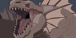 Rating: s
ID: 5655716
Date: 2025-06-20 13:41:33 -0400
Status: active
Score: 3
2:1 ambiguous_gender brown_body cheek_frill feral frill_(anatomy) glistening glistening_eyes imperatorcaesar looking_at_viewer mouth_shot neck_frill open_mouth pupils red_eyes sharp_teeth slit_pupils solo species_request tan_frill teeth post #5655716