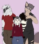 Rating: s
ID: 2382900
Date: 2020-08-23 23:48:10 -0400
Status: active
Score: 55
2020 anthro blokfort bottomwear breasts canid canine canis cargopants clothing denim denim_bottomwear denim_clothing ear_piercing einraeslost embarrassed eye_patch eyewear female fox group hi_res imminent_sex jeans long_sleeves male mammal nervous pants piercing red_clothing red_sweater red_topwear russo scar shirt simple_background smile sweater t-shirt thigh_gap topwear two_doms_one_sub wolf post #2382900