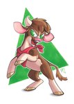 Rating: s
ID: 4858818
Date: 2024-06-17 01:51:09 -0400
Status: active
Score: 7
2023 arizona_cow_(tfh) bananameteor bovid bovine brown_body brown_fur brown_tail cattle cloven_hooves female feral full-length_portrait fur green_eyes hereford_cattle hi_res hooves horn kerchief mammal multicolored_body multicolored_fur neckerchief neckwear no_pupils on_hind_legs open_mouth open_smile pink_nose portrait red_kerchief red_neckerchief signature smile solo tail tan_body tan_fur them's_fightin'_herds traditional_media_(artwork) two_tone_body two_tone_fur post #4858818