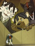 Rating: s
ID: 4845410
Date: 2024-06-11 14:28:41 -0400
Status: active
Score: 7
5_fingers anthro bigdcstile biped black_body black_fur blue_eyes bow_tie canid canine canis clothed clothing coat crux_(artist) felid fingers fur group hyena larger_anthro larger_male macro male mammal micro pantherine rexxwolfe shaboigan size_difference smaller_anthro smaller_male smile spotted_hyena standing suit_jacket tail tan_body tan_fur tiger topwear tyren white_body white_fur wolf post #4845410