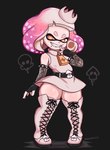 Rating: s
ID: 4839475
Date: 2024-06-09 02:59:08 -0400
Status: active
Score: 47
alternative_fashion armband armwear belt belt_buckle blush bone boots bottomwear buckle cephalopod clothing crown female fingerless_gloves fishnet_armwear fishnet_clothing footwear gloves goth handwear headgear hi_res humanoid inkling legwear looking_at_viewer marine mollusk nauskills nintendo pearl_(splatoon) pseudo_hair shoes simple_background skirt skull smile solo spiked_armband spikes splatoon tentacle_hair tentacles thick_thighs thigh_boots thigh_highs post #4839475