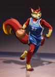 Rating: s
ID: 1260376
Date: 2017-06-28 00:59:49 -0400
Status: active
Score: 11
2012 anthro asterionblazing athletic athletic_anthro athletic_male ball basketball basketball_(ball) basketball_court basketball_uniform blue_clothing bottomwear buckteeth cheek_tuft claws clothed clothing countershade_face countershade_torso countershading digital_media_(artwork) dipstick_tail ear_tuft english_text facial_tuft fba feet fingerless_(marking) fluffy fluffy_tail front_view full-length_portrait fur giant_squirrel gloves_(marking) head_tuft holding_ball holding_object humanoid_feet humanoid_hands indian_flag indian_giant_squirrel leg_markings long_tail looking_away male mammal markings moby_(jaggers) multicolored_tail photo_background photography_(artwork) pink_eyes plantigrade portrait raised_leg red_body red_fur red_nose reverse_countershading rodent sciurid shirt shorts socks_(marking) solo sport sportswear tail tail_markings tank_top teeth text toeless_(marking) topwear tree_squirrel tuft uniform walking watermark white_body white_claws white_countershading white_fur yellow_body yellow_countershading yellow_fur post #1260376