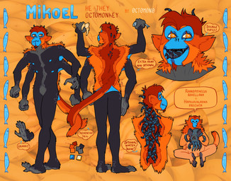 Rating: s
ID: 5564279
Date: 2025-05-11 09:24:44 -0400
Status: active
Score: 4
0ct0m0n0 4_arms 4_nipples 4_pecs absurd_res anthro artist_name black_body black_fur blue_nipples featureless_crotch front_view fur grey_body grey_fur hair haplorhine hi_res looking_at_viewer male mammal miko_(0ct0m0n0) model_sheet monkey mouth_closed multi_arm multi_limb multi_nipple multi_pecs nipples nude open_mouth orange_body orange_fur pecs primate rear_view red_body red_fur red_hair short_hair solo standing tentacles text tongue tongue_out yellow_eyes post #5564279