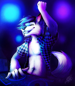 2013 5_fingers anthro blue_hair blue_nose canine clothed clothing dj eyes_closed fur hair male mammal neotheta open_shirt smile solo teeth white_fur wolf
Rating: Safe
Score: 1
User: Millcore
Date: June 28, 2017 2013 5_fingers anthro blue_hair blue_nose canine clothed clothing dj eyes_closed fur hair male mammal neotheta open_shirt smile solo teeth white_fur wolf
Rating: Safe
Score: 1
User: Millcore
Date: June 28, 2017