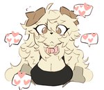 Rating: s
ID: 4883468
Date: 2024-06-28 07:31:01 -0400
Status: active
Score: 474
2024 anthro biped breasts brown_eyes canid canine canis cleavage clothed clothing collar conditional_dnp crossgender domestic_dog exposed_shoulder female fluffy fluffy_shoulders fur goobysart heart_symbol hi_res jordyn_(goobysart) looking_at_viewer mammal mtf_crossgender pink_collar sleeveless_shirt solo speech_bubble tan_body tan_fur white_body white_fur post #4883468