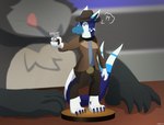 Rating: s
ID: 3402087
Date: 2022-06-20 16:48:14 -0400
Status: active
Score: 6
absurd_res alsoan alsoflick amiibo anthro_to_inanimate avian barefoot beak belt belt_buckle bird blue_beak blue_body blue_feathers blue_hair bodily_fluids bottomwear brown_bottomwear brown_clothing brown_pants buckle character_miniature claws clothed clothing cowboy cowboy_hat duo feathers feet figurine flick_(alsoflick) fur furniture grey_body grey_fur gun hair hat headgear headwear hi_res holding_gun holding_object holding_ranged_weapon holding_weapon inanimate_transformation interrobang jacket leather leather_clothing leather_jacket leather_topwear licking licking_lips micro micro_on_table miniature_model on_table pants pointing_gun ranged_weapon solo_focus standing sweat symtec table tail tongue tongue_out topwear toy transformation weapon white_body white_feathers post #3402087