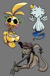Rating: s
ID: 5643818
Date: 2025-06-15 10:50:47 -0400
Status: pending
Score: 5
2024 4_fingers 5_fingers animal_humanoid animatronic anthro avian avian_humanoid bav big_breasts bird bird_humanoid black_eyes black_hair blue_body blue_mouth breasts broken_teeth bronze_(metal) candy candy_corn chicken_humanoid clothing deadlock dessert digital_media_(artwork) electricity eyelashes facial_piercing featureless_breasts female female_anthro fingers five_nights_at_freddy's five_nights_at_freddy's_2 floating_hands food galliform galliform_humanoid gallus_(genus) gargoyle ghost ghost_tail green_electricity green_eyes grey_background grey_body grey_ears grey_tail grey_teeth grin group hair hat headgear headwear hi_res humanoid ivy_(deadlock) long_hair looking_at_viewer machine monster navel nose_piercing nose_ring open_mouth phasianid piercing pupils purple_cheeks ring_piercing robot robot_humanoid scottgames shaded sharp_teeth simple_background smile spirit tail teeth toy_chica_(fnaf) trio valve white_bib white_body yellow_body yellow_breasts yellow_eyes post #5643818