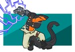 Rating: s
ID: 5445780
Date: 2025-03-20 16:10:15 -0400
Status: active
Score: 8
2016 5_fingers anthro armored_glove augmented black_body black_clothing black_footwear black_shoes clothing countershading electric_eel electrode fingers fish footwear full-length_portrait gloves hand_on_shoulder handwear hi_res knifefish light lighting long_pants male marine naked-back_knifefish orange_body orange_countershading plantigrade portrait snarkysardine solo post #5445780