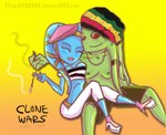 Rating: s
ID: 5081763
Date: 2024-09-29 08:12:26 -0400
Status: active
Score: -1
aayla_secura alien blue_body blue_skin drugs duo elthegeneral english_text eyes_closed female green_body green_skin happy humanoid kit_fisto lekku_(anatomy) lips male male/female nautolan simple_background smile star_wars star_wars:_the_clone_wars text twi'lek url yellow_background post #5081763