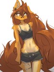 Rating: s
ID: 5651386
Date: 2025-06-18 15:37:57 -0400
Status: active
Score: 38
2025 3:4 anthro apogee_(tinygaypirate) arm_tattoo biped bottomwear breasts brown_eyes brown_hair brown_tail canid canine canis clothed clothed_anthro clothed_female clothing countershade_fur countershade_torso countershading digital_media_(artwork) domestic_dog ear_piercing female fingers front_view fully_clothed fully_clothed_anthro fully_clothed_female fur gauged_ear hair hi_res hip_tattoo inner_ear_fluff leg_tattoo long_hair long_tail looking_aside mammal navel neck_tattoo one_ear_up piercing simple_background small_breasts solo standing tail tan_body tan_fur tattoo thigh_gap thigh_tattoo tinygaypirate topwear tuft white_background post #5651386