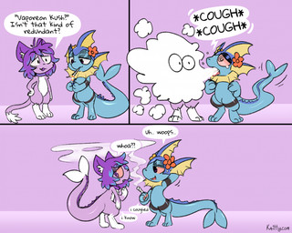 Rating: s
ID: 5693908
Date: 2025-07-08 06:55:02 -0400
Status: pending
Score: 11
ambiguous_gender anthro comic cough dialogue drugs duo eeveelution english_text felid feline flower generation_1_pokemon hi_res joint kaittycat mammal marijuana nintendo onomatopoeia plant pokemon pokemon_(species) red_eyes smoke smoke_from_mouth sound_effects species_transformation text transformation vaporeon post #5693908