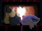 Rating: s
ID: 3501938
Date: 2022-08-12 11:15:09 -0400
Status: active
Score: 83
ambiguous/ambiguous ambiguous_gender ash_ketchum bianca_(pokemon) black_body black_fur blush canid canine duo eeveelution espeon eyes_closed felid feline female feral fur generation_2_pokemon hi_res hirochanu kissing kissing_cheek male male/female mammal movie_theater nintendo pink_body pink_fur pokemon pokemon_(species) romantic romantic_ambiance romantic_couple shaded umbreon post #3501938
