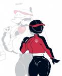 Rating: s
ID: 1508462
Date: 2018-04-08 16:15:11 -0400
Status: active
Score: 21
armor avian bird clothed clothing costume english_text female fully_clothed fursuit galliform gats hat headgear headwear helmet human jacket mammal mascot motorcycle_helmet partially_colored peabea peafowl phasianid pizza_thot simple_background solo text topwear uniform visor_cap white_background wide_hips post #1508462