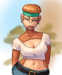 Rating: s
ID: 4078807
Date: 2023-05-28 19:32:27 -0400
Status: active
Score: 34
2023 anthro blonde_hair blue_eyes bottomwear breasts brown_body brown_hair candy_kong cleavage clothed clothing crop_top denim denim_bottomwear denim_clothing donkey_kong_(series) donkey_kong_country_(tv_series) ear_piercing ear_ring eyebrows female fully_clothed hair hi_res jeans kerchief kong lips looking_at_viewer mammal navel nintendo pants piercing primate raised_eyebrow redustheriotact ring_piercing shirt sketch solo thick_lips topwear post #4078807