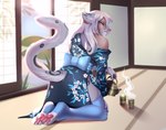 Rating: s
ID: 4358987
Date: 2023-10-18 08:01:06 -0400
Status: active
Score: 35
2020 absurd_res anthro anutka asian_clothing biped blue_clothing blue_legwear blue_thigh_highs claws clothed clothing container cup digital_media_(artwork) feet felid female freckles_(nukepone) hair hi_res hindpaw holding_object holding_teapot hot_beverage inside legwear long_hair looking_at_viewer looking_back looking_back_at_viewer mammal pawpads paws pink_nose pink_pawpads pouring_drink rear_view shaded solo tail teapot thigh_highs toe_claws white_hair post #4358987