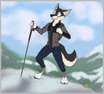 Rating: s
ID: 4157349
Date: 2023-07-08 01:40:59 -0400
Status: active
Score: 12
absurd_res anthro backpack border bottomwear canid canine canis clothing colored day denim denim_bottomwear denim_clothing grey_border happy hi_res hiker hiking jacket jeans landscape male mammal mountain pants rrezelicht sky snow solo topwear trekking_pole wolf post #4157349
