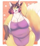 Rating: s
ID: 5591931
Date: 2025-05-23 00:11:31 -0400
Status: active
Score: 35
2023 5_fingers anthro apron apron_only belly big_breasts black_nose blush blush_lines body_blush breast_blush breasts brown_body brown_fur brown_hair canid canine cleavage clothed clothing digital_media_(artwork) dipstick_tail eyebrows eyelashes fangs female fingers fox front_view fur gloves_(marking) green_eyes hair hand_behind_head hand_on_hip happy hi_res homemosaco humanoid_hands kemono looking_at_viewer madoka_tagokoro mammal markings mature_anthro mature_female multicolored_body multicolored_fur navel_outline one_eye_closed open_mouth open_smile overweight overweight_anthro overweight_female portrait pupils purple_apron purple_clothing raised_tail ruff shaded side_boob smile soft_shading solo standing tail tail_markings teeth thick_thighs three-quarter_portrait two_beasts_or_not_to_beast white_body white_fur white_pupils wide_hips post #5591931