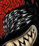 Rating: s
ID: 5591092
Date: 2025-05-22 16:25:55 -0400
Status: active
Score: 4
2025 abstract_background ambiguous_gender artist_name black_body black_eyes canid canine canis domestic_dog eye_creature feral headshot_portrait hi_res mammal multi_eye portrait puppy_meats sharp_teeth smile solo teeth text post #5591092
