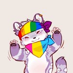 Rating: s
ID: 5595177
Date: 2025-05-24 14:56:19 -0400
Status: pending
Score: 5
1:1 absurd_res anthro bandanna_on_forehead blush dutch_(dutchleopard) ear_piercing eyes_closed flag_clothing hi_res inner_ear_fluff kerchief lgbt_pride male neckerchief neckwear pansexual_pride_colors piercing pride_colors rainbow_flag rainbow_pride_flag rainbow_symbol smile smiling_at_viewer solo tuft post #5595177