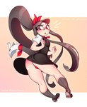 Rating: s
ID: 3783263
Date: 2022-12-31 10:23:20 -0500
Status: active
Score: 33
4_fingers absurd_res amaichix anthro blush blush_lines bottomwear butt butt_pose clothed clothing dress fan_character female fingers footwear gaghiel generation_3_pokemon hi_res looking_at_viewer looking_back mawile nintendo panties pants patch_(fabric) pokemon pokemon_(species) pose red_bow red_clothing red_eyes red_panties red_underwear shoes skirt socks solo underwear upskirt post #3783263