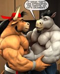 Rating: s
ID: 4137611
Date: 2023-06-28 02:40:57 -0400
Status: active
Score: 22
2017 3d_(artwork) abs anthro backwards_baseball_cap backwards_hat barazoku baseball_cap beard biceps big_muscles black_hair blue_bottomwear blue_clothing blue_pants body_hair bottomwear bovid bovine braford cattle chest_hair clothed clothing comic deltoids denim denim_bottomwear denim_clothing denim_shorts dialogue digital_media_(artwork) duo english_text equid equine eye_contact facial_hair fur goatee grey_body grey_bottomwear grey_clothing grey_fur grey_pants hair hat headgear headwear horn horse looking_at_another male male/male mammal musclegut muscular muscular_anthro muscular_male nipples open_mouth orange_body orange_fur oscar_(braford) pants pecs ponytail red_baseball_cap red_clothing red_hat red_headwear shorts simon_(braford) smile speech_bubble standing sweatband teeth text topless vein wristband post #4137611