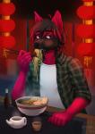 Rating: s
ID: 2110266
Date: 2020-01-08 16:43:37 -0500
Status: active
Score: 24
2020 aardwolf absurd_res andromorph_(lore) bar beverage bottle cafe chinese chopsticks clothing container cup digital_media_(artwork) eatery eating food furniture gray.wolf hair hi_res hyena male mammal marflebark meat noodles ramen ramen_house soup table tea tea_cup teapot post #2110266