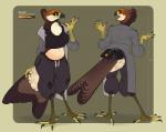 Rating: s
ID: 2084254
Date: 2019-12-14 17:47:23 -0500
Status: active
Score: 39
2019 4_toes 5_fingers accipitrid accipitriform anisodactyl anthro avian beak big_breasts bird bombird breasts brown_body brown_feathers character_name claws clothed clothing color_swatch curvy_figure digital_media_(artwork) feathers feet female finger_claws fingers fluffy hi_res hybrid kessie_(bombird) kite_(bird) looking_at_viewer looking_back looking_back_at_viewer midriff model_sheet non-mammal_breasts open_beak open_mouth open_smile orange_eyes red_kite scales simple_background slightly_chubby smile solo tail tail_feathers talons text thick_thighs toe_claws toes true_hawk voluptuous wide_hips post #2084254