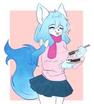 Rating: s
ID: 5107869
Date: 2024-10-11 09:01:21 -0400
Status: active
Score: 15
absurd_res anthro ava_(ddark) blep blue_eyes blue_hair blush bottomwear canid canine clothed clothing female fluffy fluffy_tail food fox fur hair hi_res inosagi legwear mammal scarf skirt solo sushi sweater tail tongue tongue_out topwear twintails_(hairstyle) white_body white_fur post #5107869