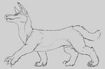 Rating: s
ID: 2589740
Date: 2021-01-27 17:13:17 -0500
Status: active
Score: 4
2021 5_toes ambiguous_gender ambiguous_species back_tuft barefoot black_and_grey canid canine cheek_tuft claws countershade_torso countershading digital_drawing_(artwork) digital_media_(artwork) digitigrade ear_tuft facial_tuft fangs feet feral fluffy fluffy_tail full-length_portrait fur fur_tuft grey_background half-closed_eyes inner_ear_fluff line_art looking_at_viewer looking_down mammal monochrome narrowed_eyes nude otusian paws portrait quadruped raised_paw side_view simple_background sketch small_tail solo standing tail teeth toes tuft unfinished verkele walking post #2589740