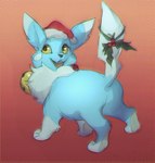 Rating: s
ID: 4572044
Date: 2024-02-01 23:13:27 -0500
Status: active
Score: 7
3_fingers 3_toes bell bell_collar black_nose blue_body blue_fur christmas christmas_clothing christmas_headwear clothing collar eevee fakemon feet feral fingers fur generation_1_pokemon hat headgear headwear holidays holly_(plant) holly_on_tail looking_back mac_(shrike_alvaron) male neck_tuft nintendo open_mouth paws pikachu plant pokemon pokemon_(species) santa_hat simple_background skulldog_(artist) solo tail teal_body teeth toes tongue tuft white_body white_fur yellow_eyes post #4572044