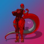 Rating: s
ID: 2654811
Date: 2021-03-15 11:09:26 -0400
Status: active
Score: 37
1:1 absurd_res anthro asian_clothing big_breasts bracelet breasts claws clothing collar deinonychus dinosaur dress dromaeosaurid east_asian_clothing facial_piercing female footwear geta hi_res high_heeled_sandals high_heels huge_breasts huge_thighs japanese_clothing jewelry jurassic_beauties muscular muscular_anthro muscular_female muscular_thighs non-mammal_breasts nose_piercing outline piercing pink_claws prehistoric_species rashchaos red_body red_skin reptile sandals scalie shoes solo spiked_bracelet spiked_collar spikes tail tattoo theropod thick_tail thick_thighs thorne_(jurassic_beauties) post #2654811