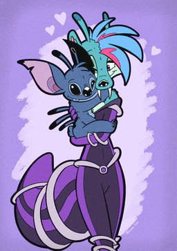 Rating: s
ID: 5678027
Date: 2025-06-30 16:01:55 -0400
Status: active
Score: 13
alien antennae_(anatomy) black_eyes blue_body blue_fur blue_sky_studios clothing disney experiment_(lilo_and_stitch) female fur futuristic_clothing futuristic_suit green_body green_fur hi_res hug hugging_another ice_age_(series) jumpsuit lilo_and_stitch male nonbinary_(lore) purple_clothing purple_eyes scratazon stitch_(lilo_and_stitch) trevor-fox trevor-fox_(character) post #5678027