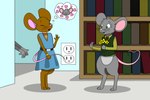Rating: s
ID: 5570934
Date: 2025-05-14 01:00:45 -0400
Status: active
Score: 12
2017 anthro belt blue_clothing blue_dress blush bodily_fluids bookshelf bottomless bracelet brown_body brown_fur buckteeth choker clothed clothing colored comic countershade_fur countershade_torso countershading digitigrade dress duo_focus electrical_outlet eyes_closed female flower fox0808 fur furniture gesture green_eyes grey_body grey_fur group heart_symbol heart_tail inside jewelry male mammal mini mouse murid murine necklace necktie open_mouth pictographics pink_nose pink_tail plant rodent smile snout standing sweat tail teeth thought_bubble topwear trio vest waving whiskers post #5570934