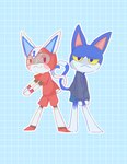 Rating: s
ID: 5299530
Date: 2025-01-10 19:35:04 -0500
Status: active
Score: 5
2024 :3 :< absurd_res animal_crossing anthro barefoot big_eyes big_head black_clothing black_eyes black_hoodie black_topwear blue_background blue_body blue_bottomwear blue_clothing blue_eyes blue_fur blue_shorts blush blush_stickers bottomwear cel_shading closed_frown closed_smile clothed clothing countershade_face countershade_feet countershade_fur countershade_legs countershading digital_media_(artwork) dipstick_tail domestic_cat duo entwined_tails featureless_feet featureless_hands feet felid feline felis footwear front_view frown full-length_portrait fully_clothed fur geometric_background grid_background hi_res hoodie kid_cat_(animal_crossing) kyonutz_0407 looking_at_viewer male male/male mammal markings mouth_closed nintendo outline pattern_background portrait red_bottomwear red_clothing red_footwear red_helmet red_shirt red_shorts red_topwear red_wristband shaded shirt shorts simple_background smile standing tail tail_coil tail_markings tom_(animal_crossing) toony topwear unimpressed white_body white_fur white_outline yellow_sclera post #5299530