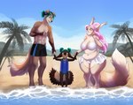 Rating: s
ID: 3535560
Date: 2022-08-29 14:03:36 -0400
Status: active
Score: 37
4_toes 5_fingers anna_yaeger anthro athletic beach big_breasts bikini bindweed_(artist) bindy_the_cat blue_hair blue_nipples blue_tongue breasts brown_body brown_fur canid canine canis claws cleavage clothed clothing cloud daughter_(lore) day domestic_cat domestic_dog ear_tuft ears_down eyebrows family father_(lore) father_and_child_(lore) father_and_daughter_(lore) feet felid feline felis female fingers floppy_ears fluffy fluffy_tail fur fur_markings grey_eyes group hair hair_bun hand_holding hand_on_face hi_res long_hair long_tail looking_at_another looking_down male mammal markings mother_(lore) mother_and_child_(lore) mother_and_daughter_(lore) mother_and_father_(lore) mountain navel nipples one-piece_swimsuit open_mouth palm_tree parent_(lore) parent_and_child_(lore) parent_and_daughter_(lore) paws pink_hair pivoted_ears plant sam_yaeger sand seaside sky slightly_chubby slightly_chubby_anthro slightly_chubby_female smile spots swimming_trunks swimwear tail tan_body tan_fur teeth thick_thighs tied_hair toe_claws toes tongue topless topless_anthro topless_male tree trio tuft twin_buns two-piece_swimsuit water wide_hips young post #3535560