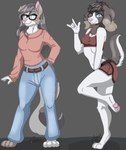 Rating: s
ID: 5572400
Date: 2025-05-14 18:34:01 -0400
Status: active
Score: 12
2025 absurd_res anthro autumn_(zer0rebel4) belt bird_dog blue_eyes bottomwear bracelet breasts brown_body brown_eyes brown_fur brown_markings canid canine canis cleavage clothed clothing collie crop_top denim denim_bottomwear denim_clothing devil_horns_(gesture) discord_(app) domestic_dog duo eyewear female floppy_ears fur gesture glasses grey_body grey_fur grey_hair grey_markings gynomorph_(lore) hair hand_gesture hand_on_hip herding_dog heterochromia hi_res hunting_dog jeans jewelry lgbt_pride long_hair looking_at_viewer mammal markings midriff mixed_breed navel neck_tuft one_eye_closed pants pastoral_dog pawpads paws pride_colors raised_leg raised_tail sage_(zer0rebel4) sheepdog shirt short_hair shorts sibling_(lore) sister_(lore) sisters_(lore) slim smile spaniel spots sweater tail telegram topwear trans_(lore) trans_woman_(lore) transgender_pride_colors tuft white_body white_fur wink zer0rebel4 post #5572400